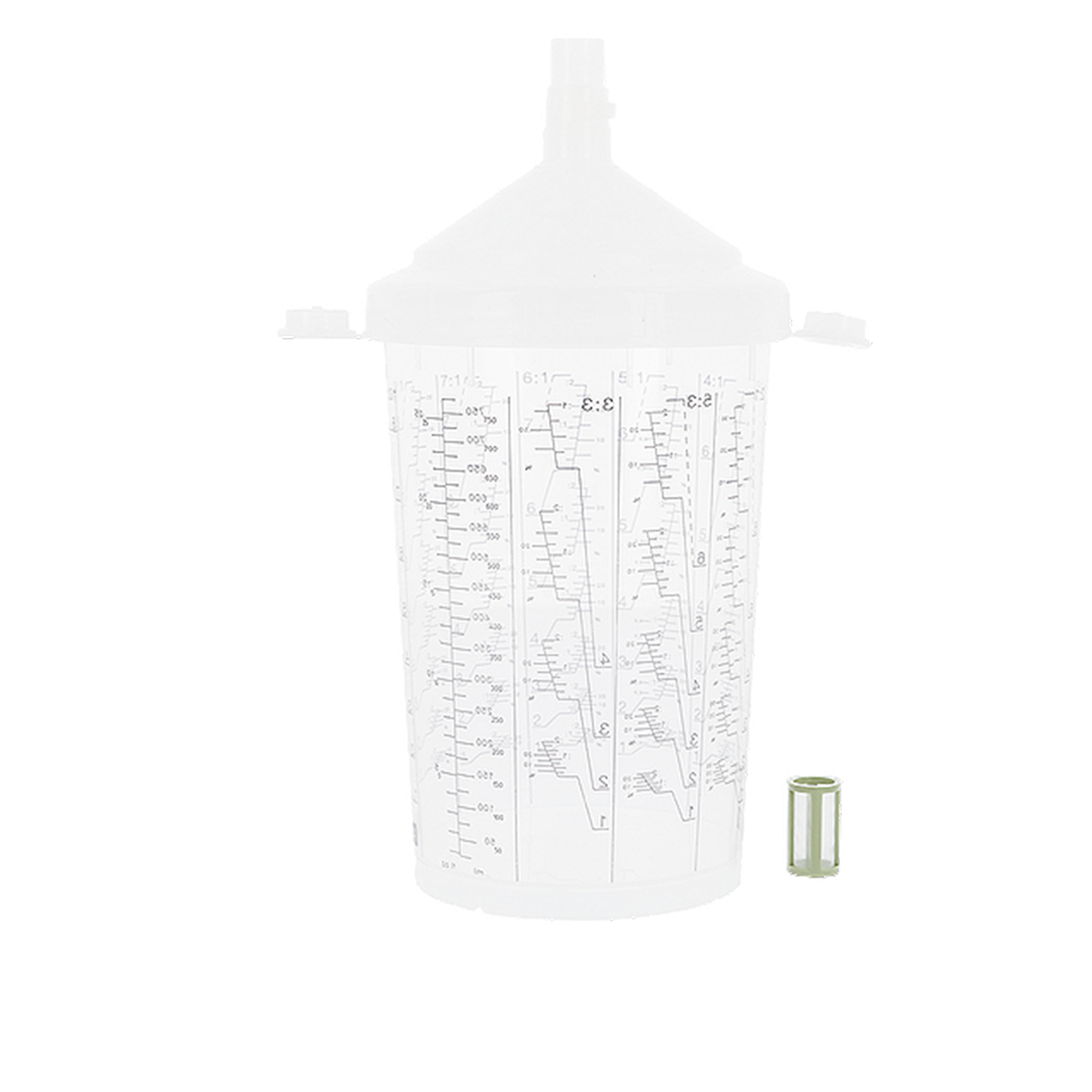 SATA RPS Mehrzweckbecher 0,9 l 200 µm Stecksieb (VPE 40 Stück)