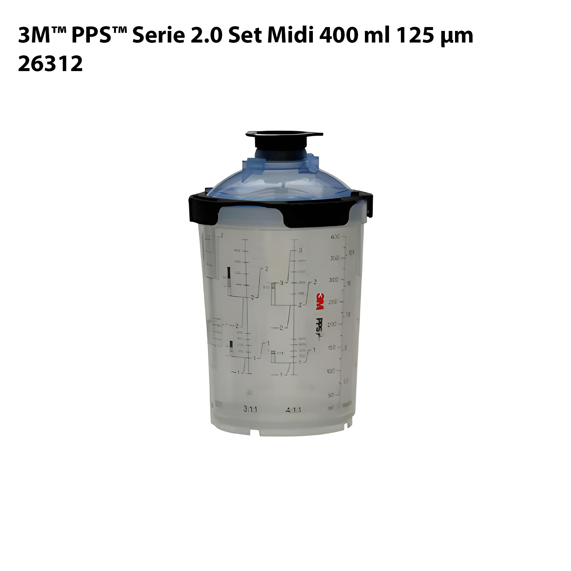 3M™ PPS™ Serie 2.0 Set 26312 Midi 400 ml 125 μm