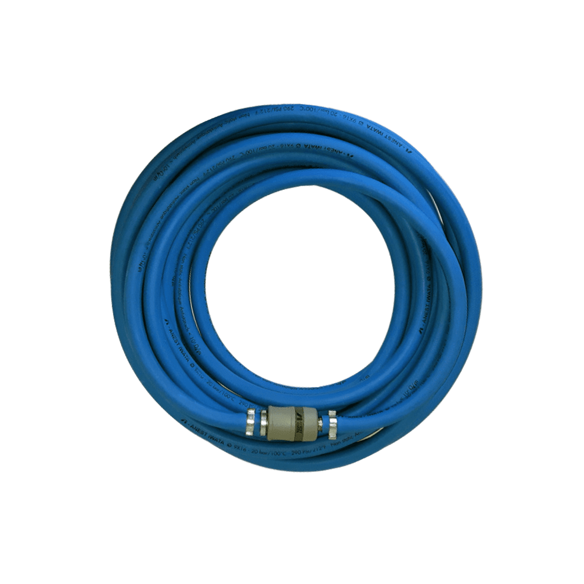 Iwata Standard Lackierluftschlauch blau Ø 9 mm 10 m lang