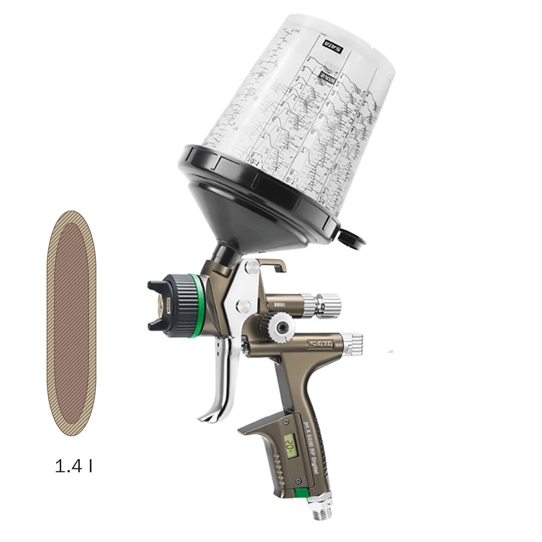 Lackierpistole SATAjet X 5500 HVLP Digital I-Düse 1,4