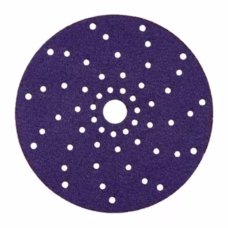 Cubitron™ II Hookit™ Purple+ Premium Schleifscheiben Multihole 737U Vorderseite