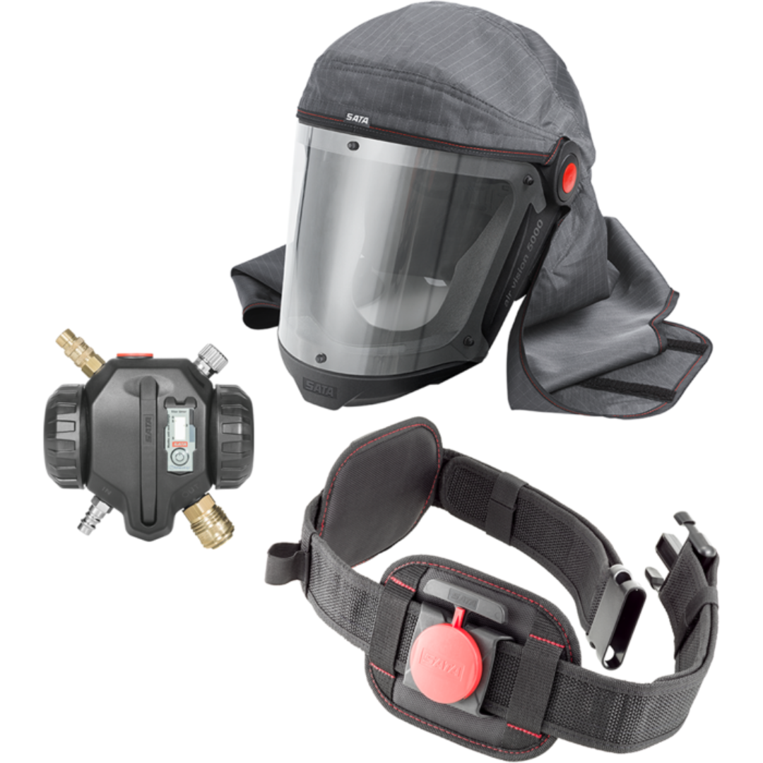 SATA air vision 5000 carbon set mit Aktivkohleadsorber