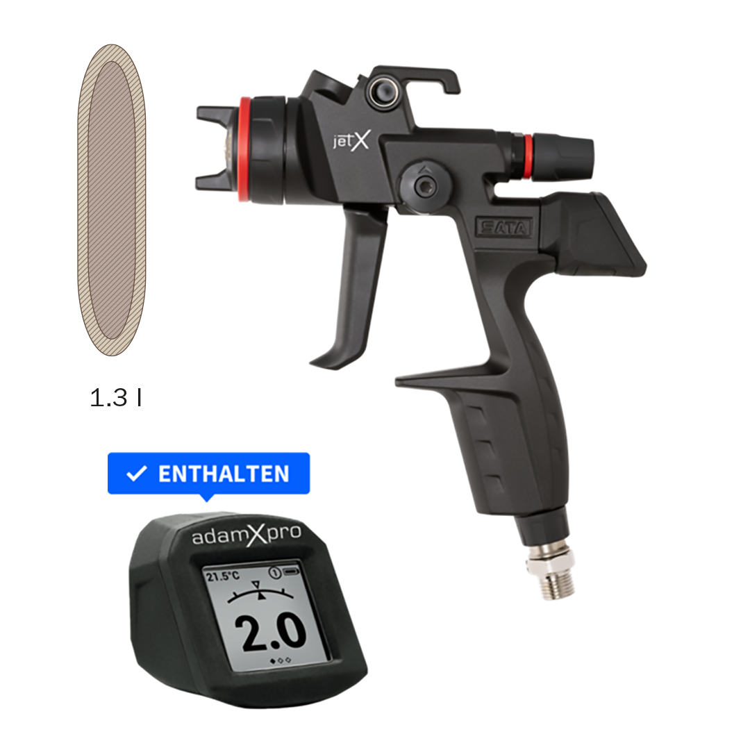 Lackierpistole SATAjet X RP DIGITAL pro Düse 1,3 I Control 