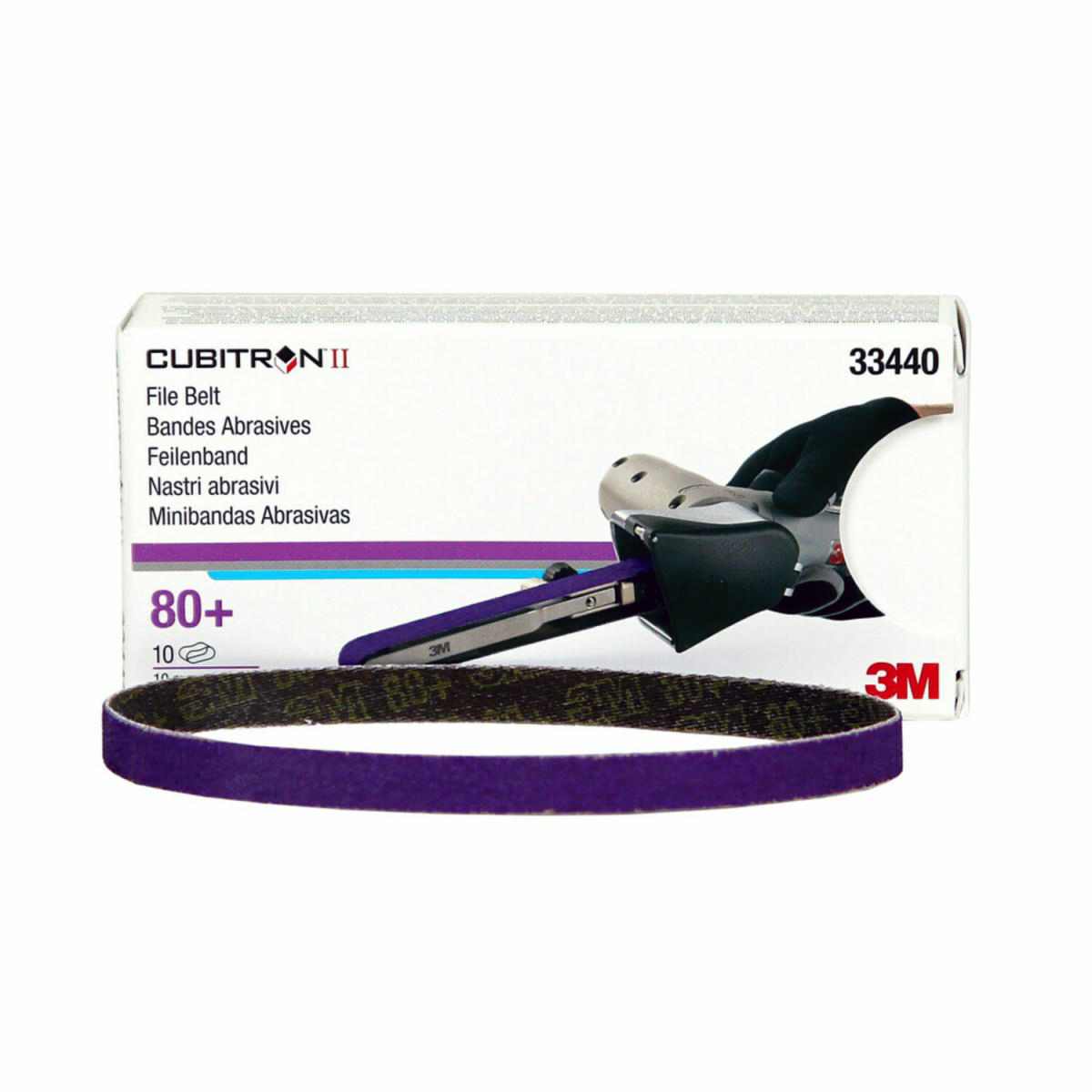 Cubitron™ II Feilenband 786F 10 mm × 330 mm 80+