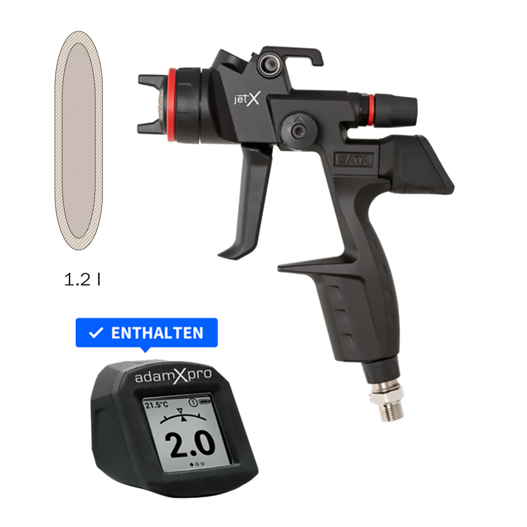 Lackierpistole SATAjet X RP DIGITAL pro Düse 1,2 I Control 