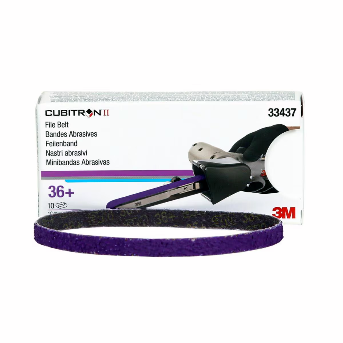 Cubitron™ II Feilenband 786F 10 mm × 330 mm 36+