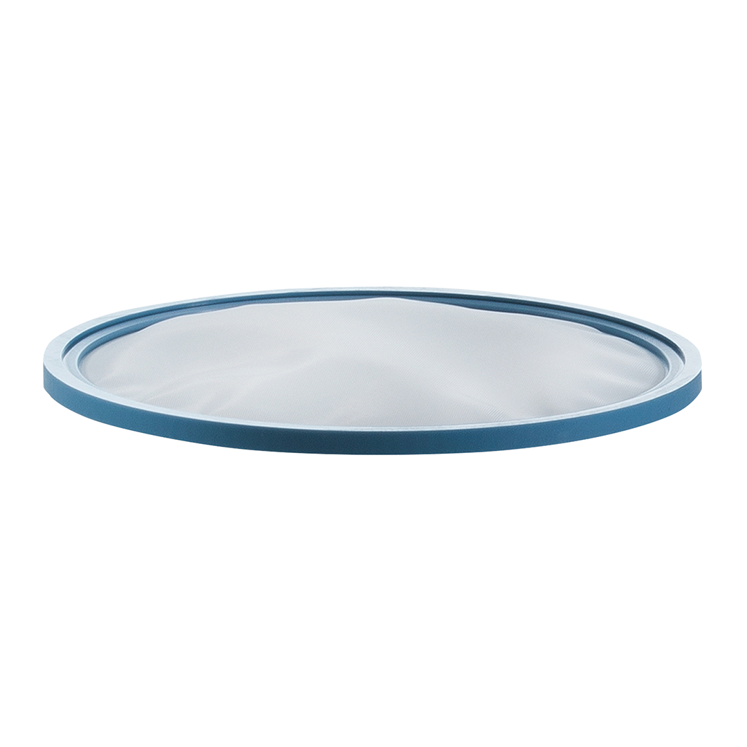 Ersatz-Flachsieb 125µm pastellblau für SATA RPS Mehrzweckbecher 0,3 l (VPE 60 Stück)