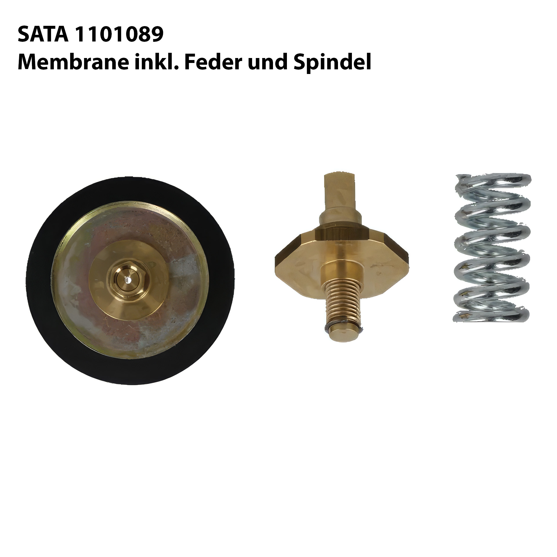 SATA Membrane 1101089 inkl. Feder und Spindel für SATA Filterbaureihe 500