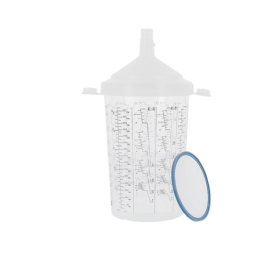 SATA RPS Mehrzweckbecher 0,9 l 125 µm Flachsieb (VPE 40 Stück)