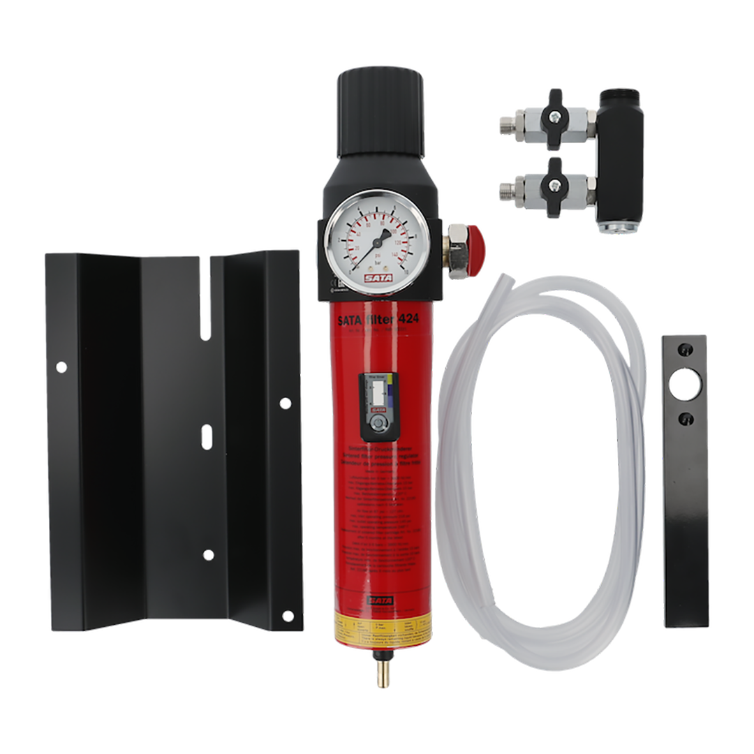 SATA filter 424 1-stufiger Sinterfilter mit Druckregler und Abgangsmodul