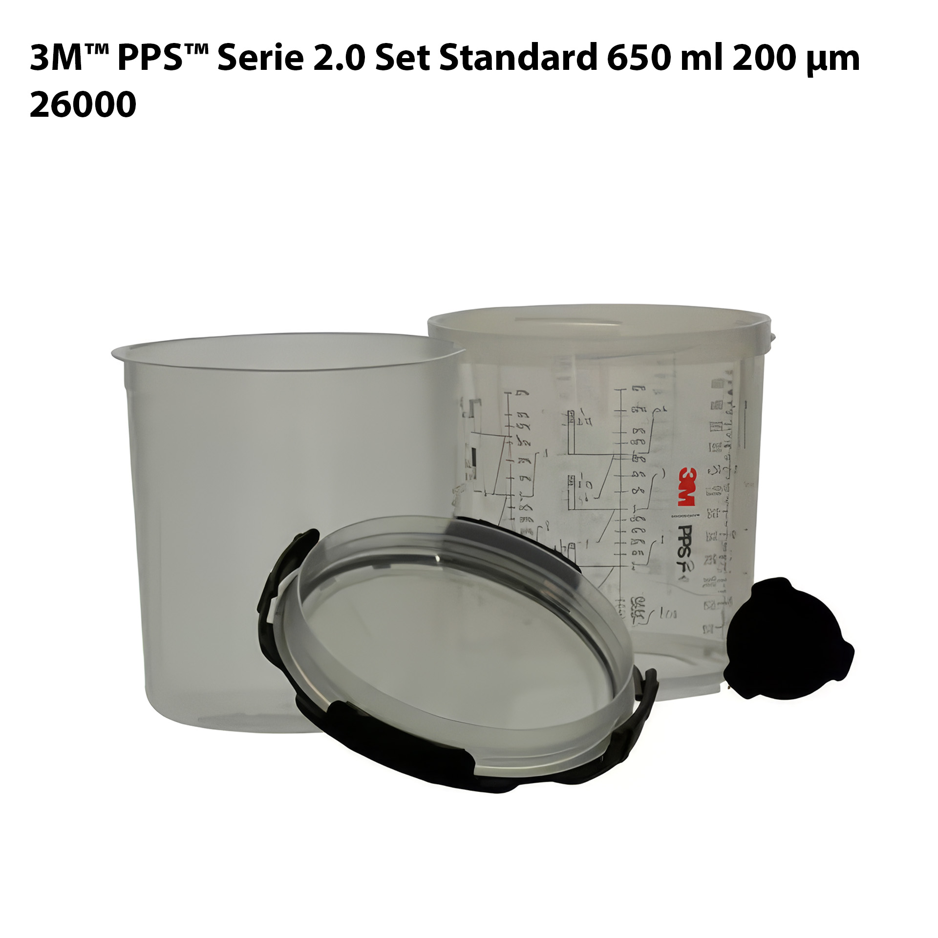 3M™ PPS™ Serie 2.0 Set Standard 26000 650 ml 200 μm
