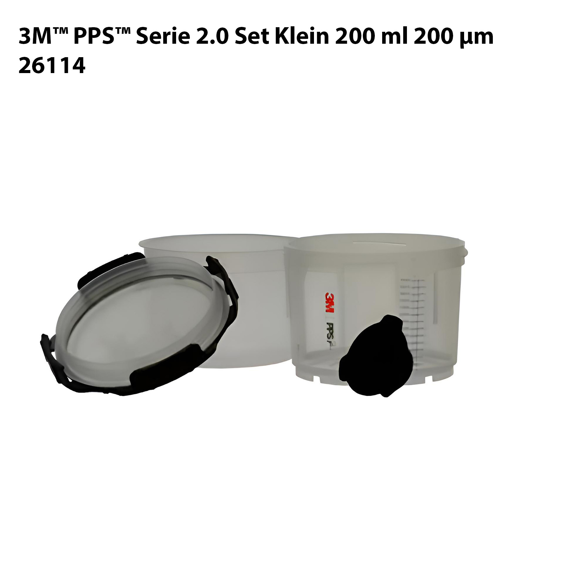 3M™ PPS™ Serie 2.0 Set 26114 Klein 200 ml 200 μm