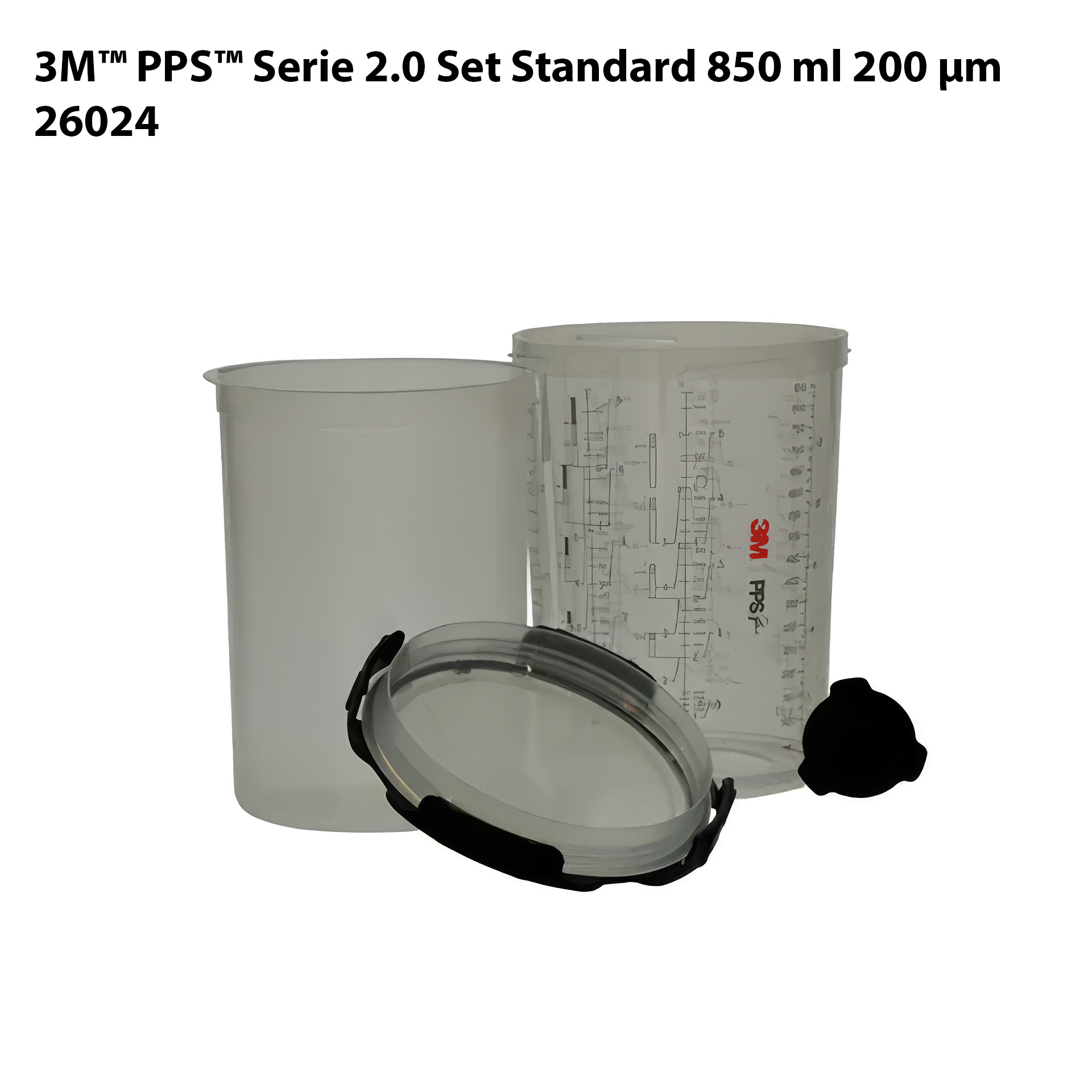 3M™ PPS™ Serie 2.0 Set Groß 26024 850 ml 200 μm