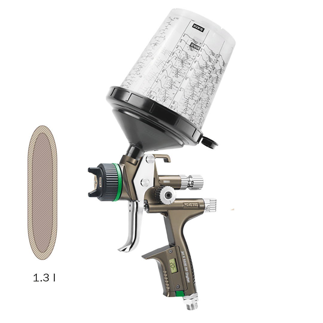 Lackierpistole SATAjet X 5500 HVLP Digital I-Düse 1,3