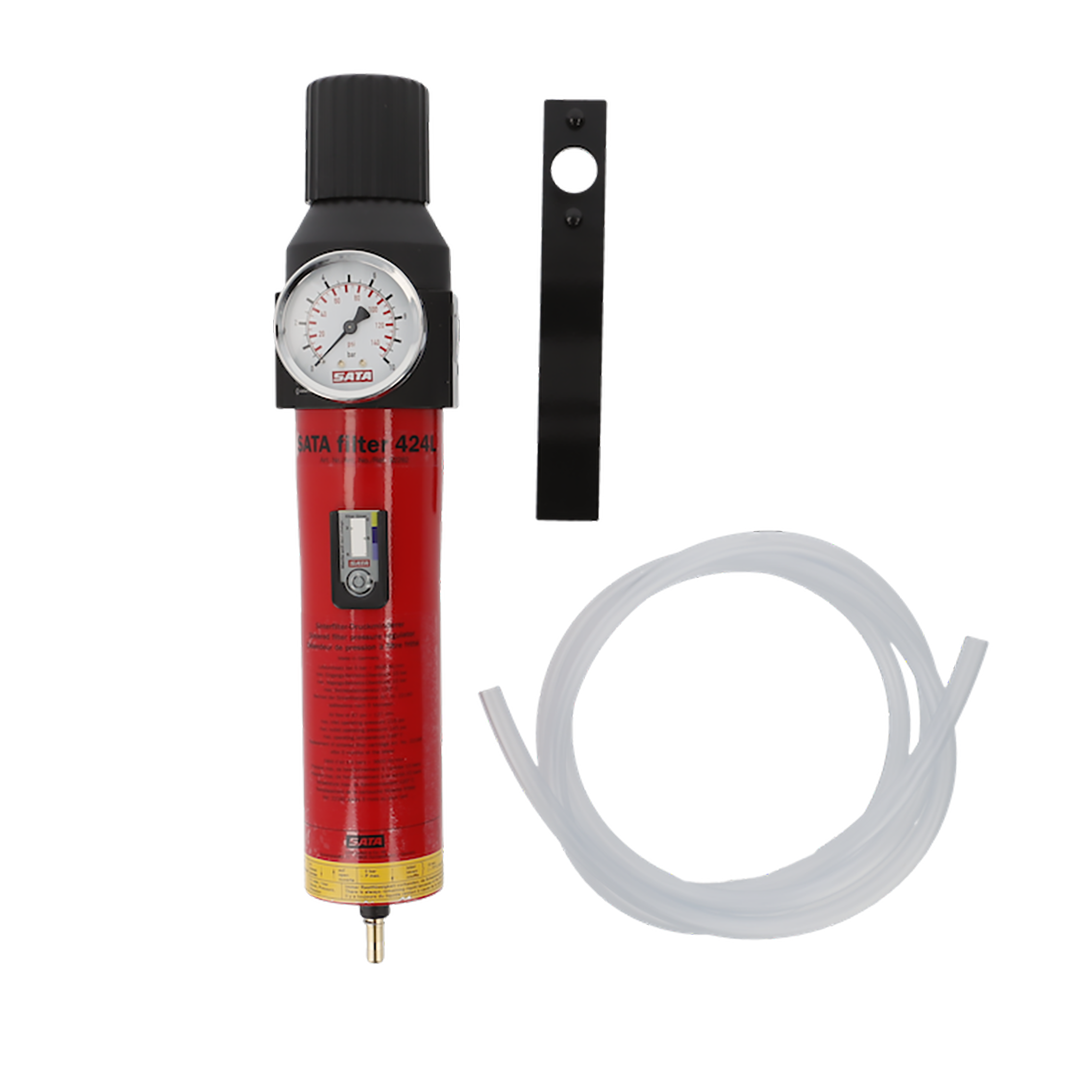 SATA filter 424 L 1-stufiger Sinterfilter mit Druckregler für Leitungseinbau