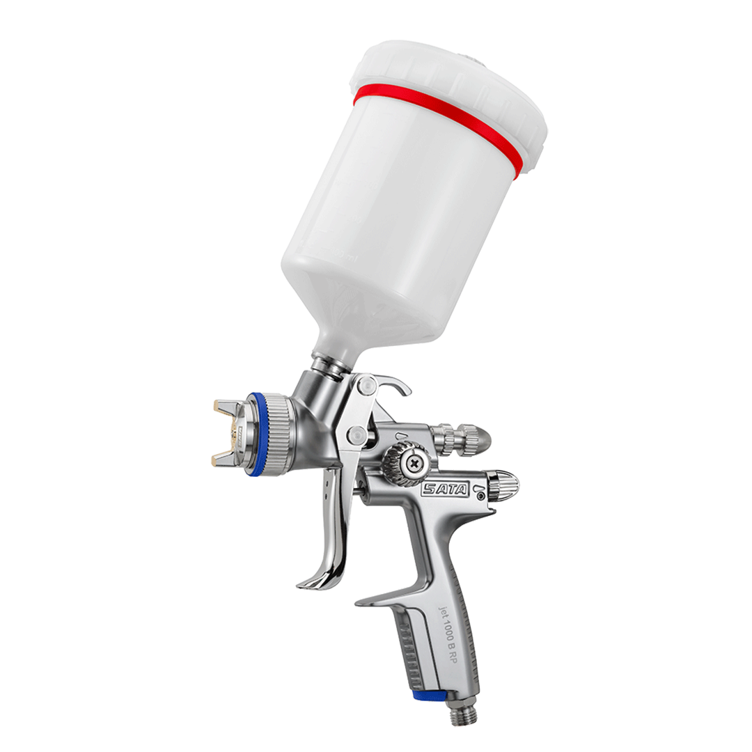 Lackierpistole SATAjet 1000 B RP Düse 1,6 mit 0,6 l QCC-Becher ohne Drehgelenk