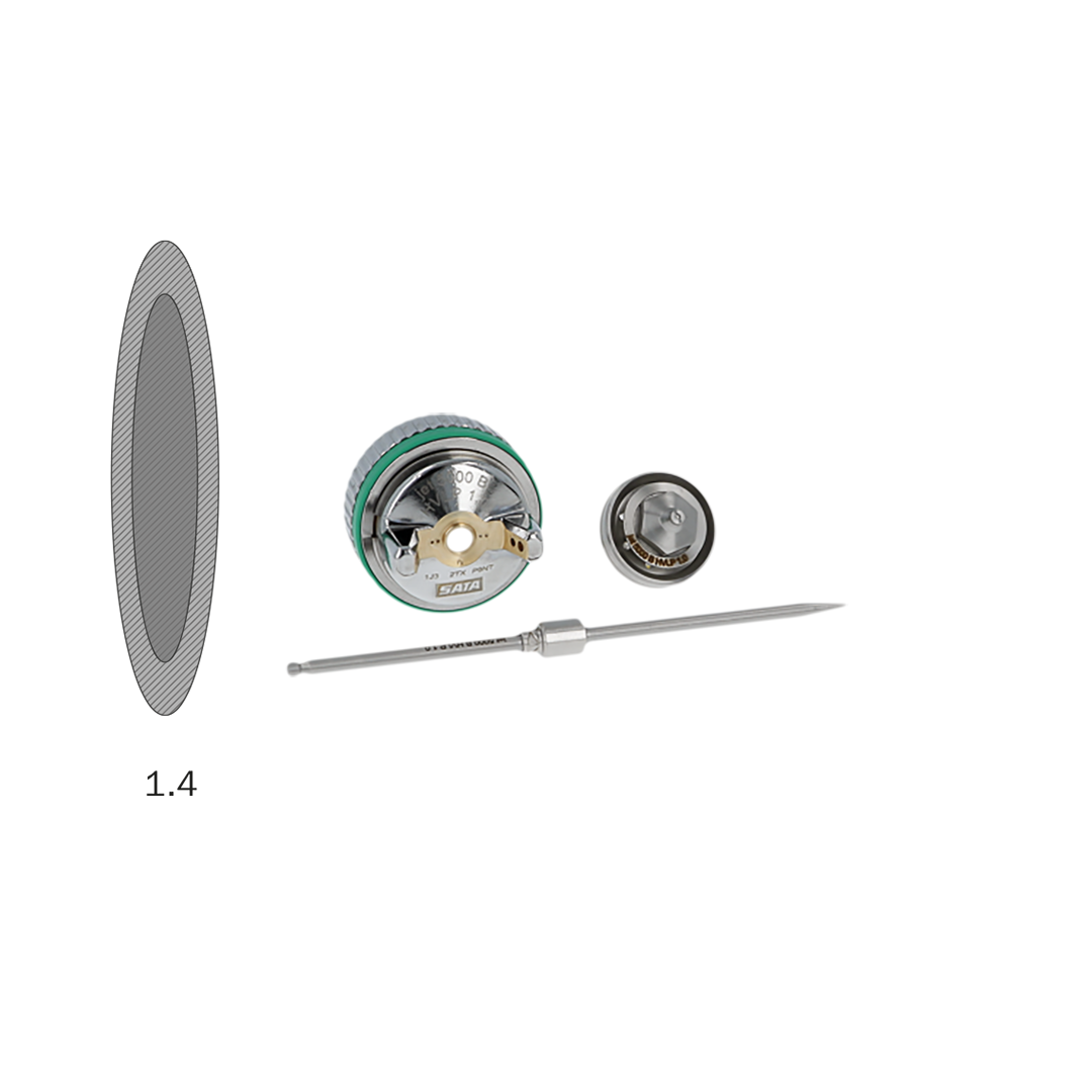 Düsensatz SATAjet 5000 B HVLP 1,4