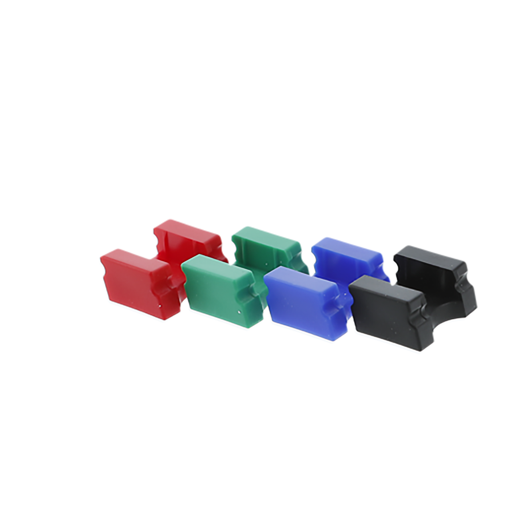 CCS-Clips  211409 grün, blau, rot, schwarz (VPE 4 Stück)