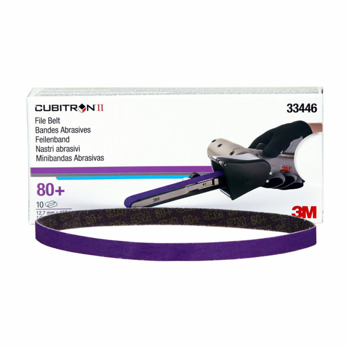 Cubitron™ II Feilenband 786F 13 mm × 457 mm 80+